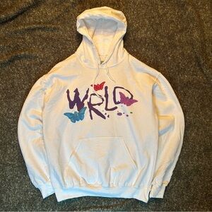 SOLD Juice Wrld Lightweight hoodie with butterflies size medium
